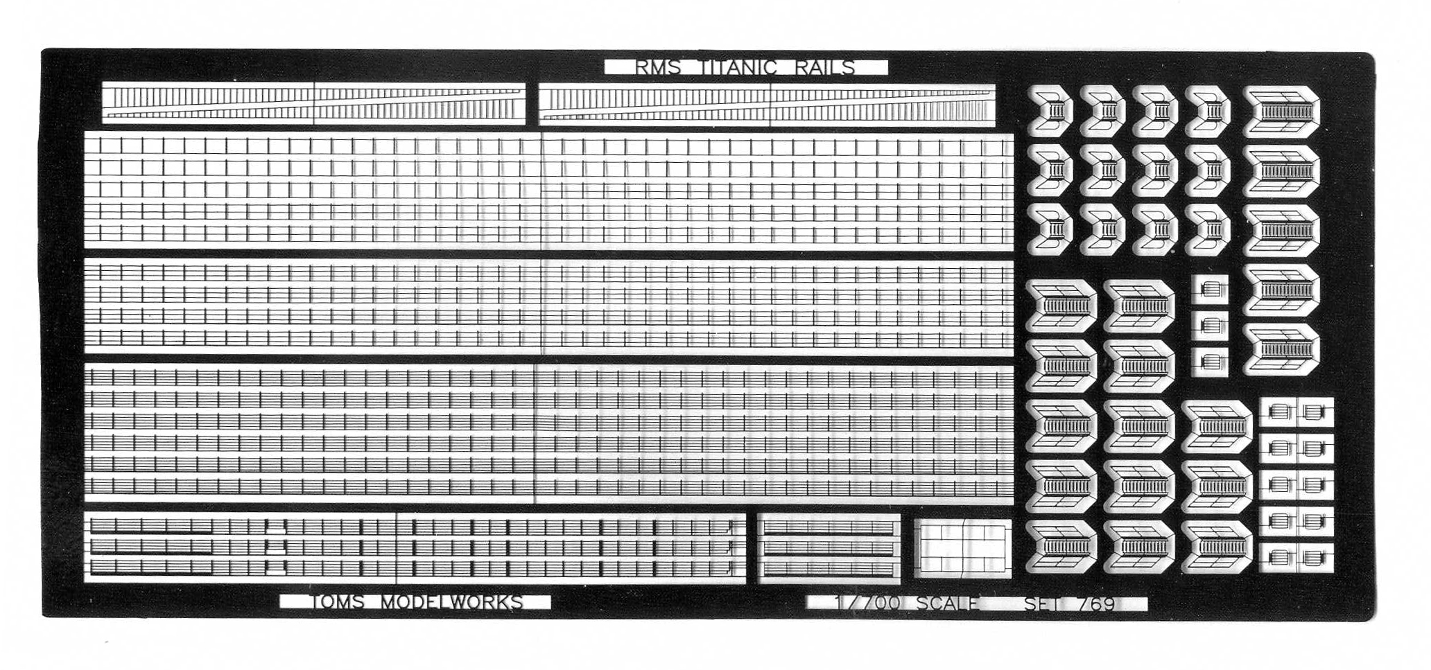 7119 Olympic class rails Hobby Boss kits