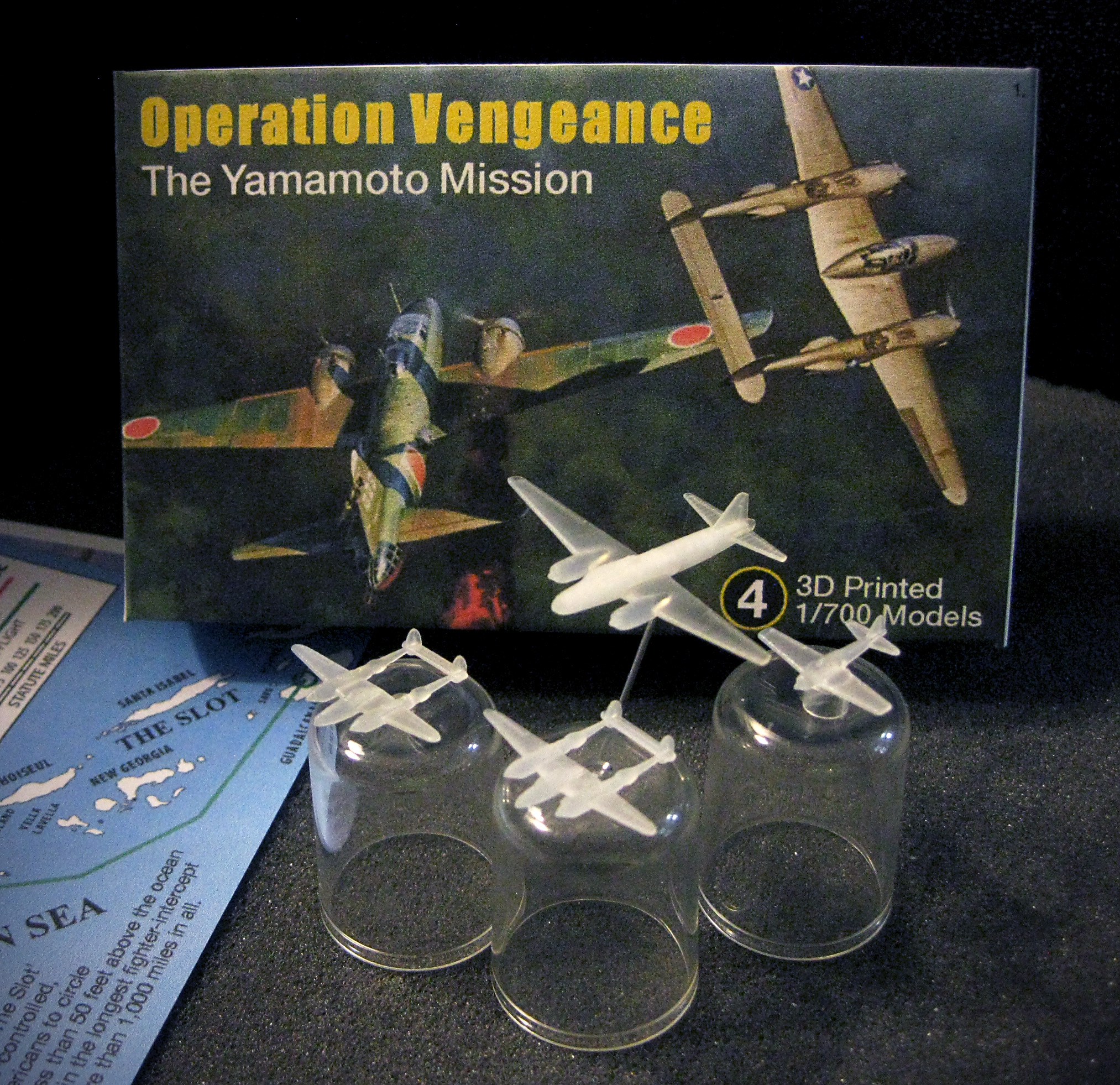 1/700 Yamamoto Mission Aircraft Set (x4 Different Models), Tom's Modelworks